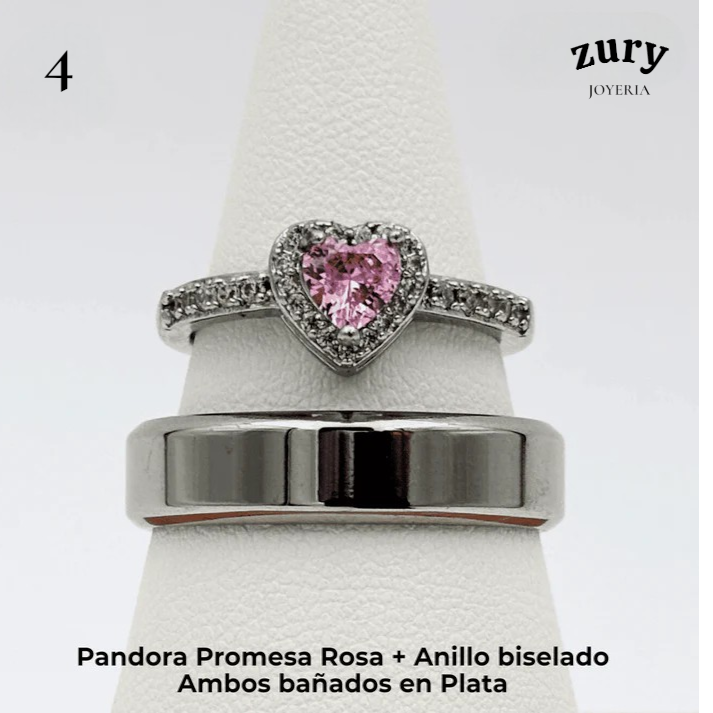 ANILLOS DE PROMESA ❤️💍 INCLUYE FLORES AMARILLAS GRATIS🌻✨