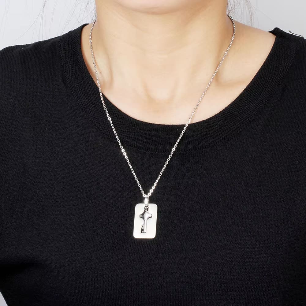 COLLAR LLAVE + PULSERA CORAZON❤️✨