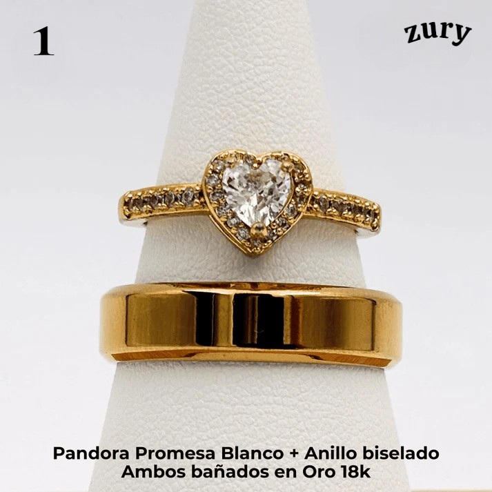 ANILLOS DE PROMESA ❤️💍 INCLUYE FLORES AMARILLAS GRATIS🌻✨