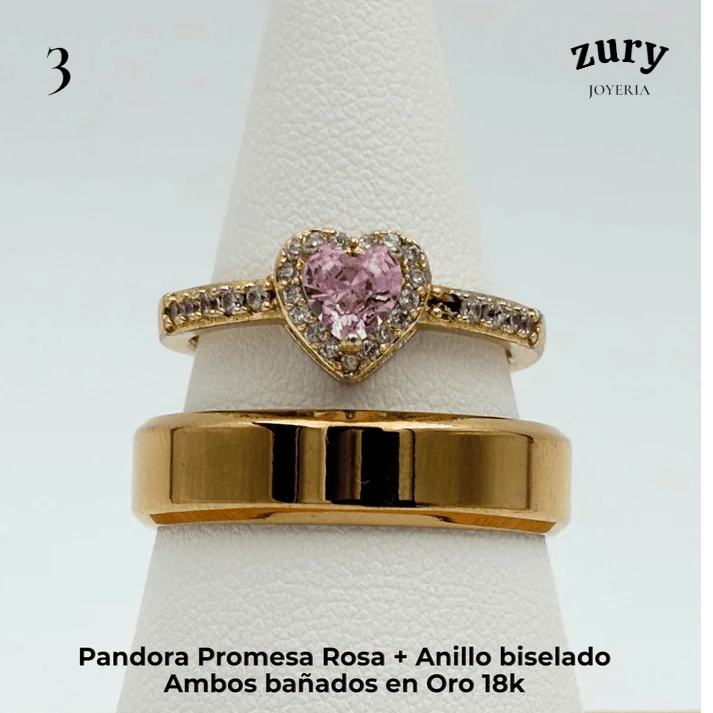 ANILLOS DE PROMESA ❤️💍 INCLUYE FLORES AMARILLAS GRATIS🌻✨