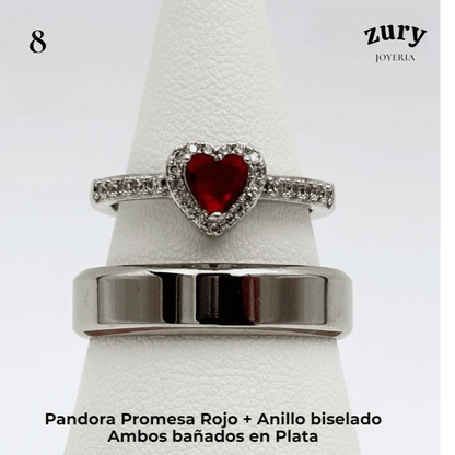 ANILLOS DE PROMESA ❤️💍 INCLUYE FLORES AMARILLAS GRATIS🌻✨