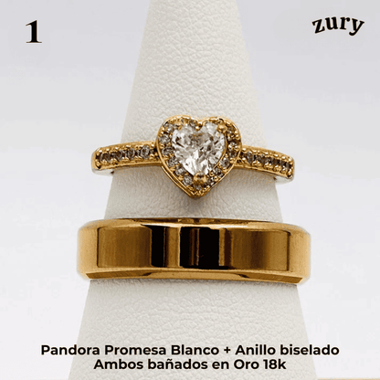 ANILLOS DE PROMESA ❤️💍PARA NOVIOS✨
