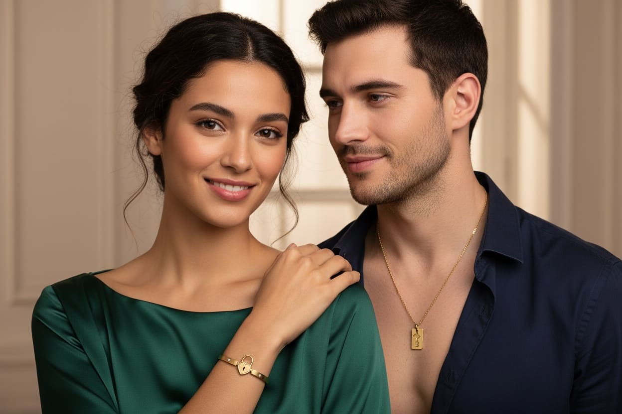 💝 Set de Pareja Llave y Candado